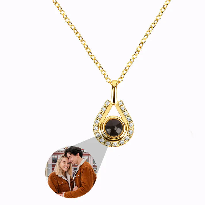 Tidens Tår-halsband med Personlig Foto