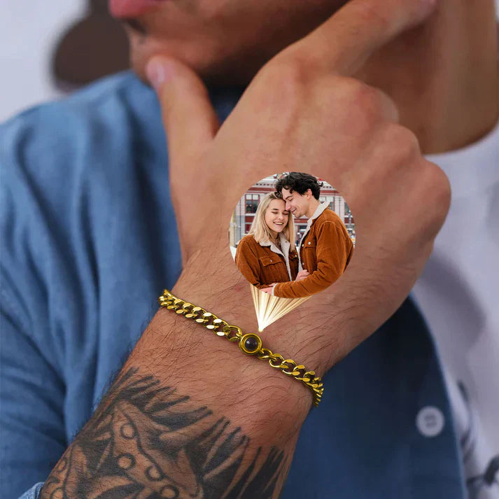 Eviga Band Armband med Personlig Foto