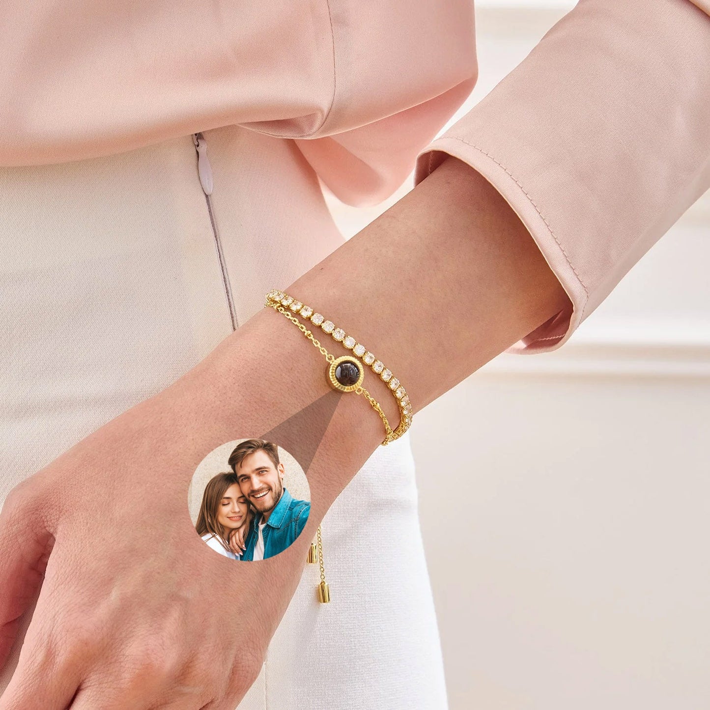 Luminescerande Armband med Personlig Foto