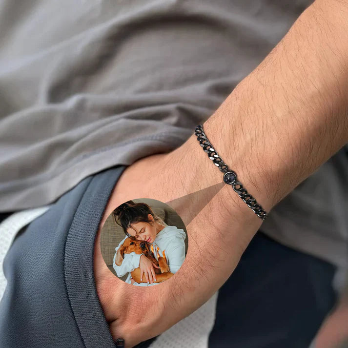 Eviga Band Armband med Personlig Foto