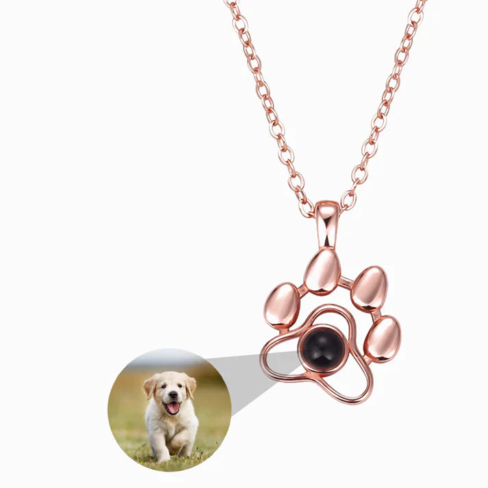 Halsband med Liten Vovve och Personlig Foto