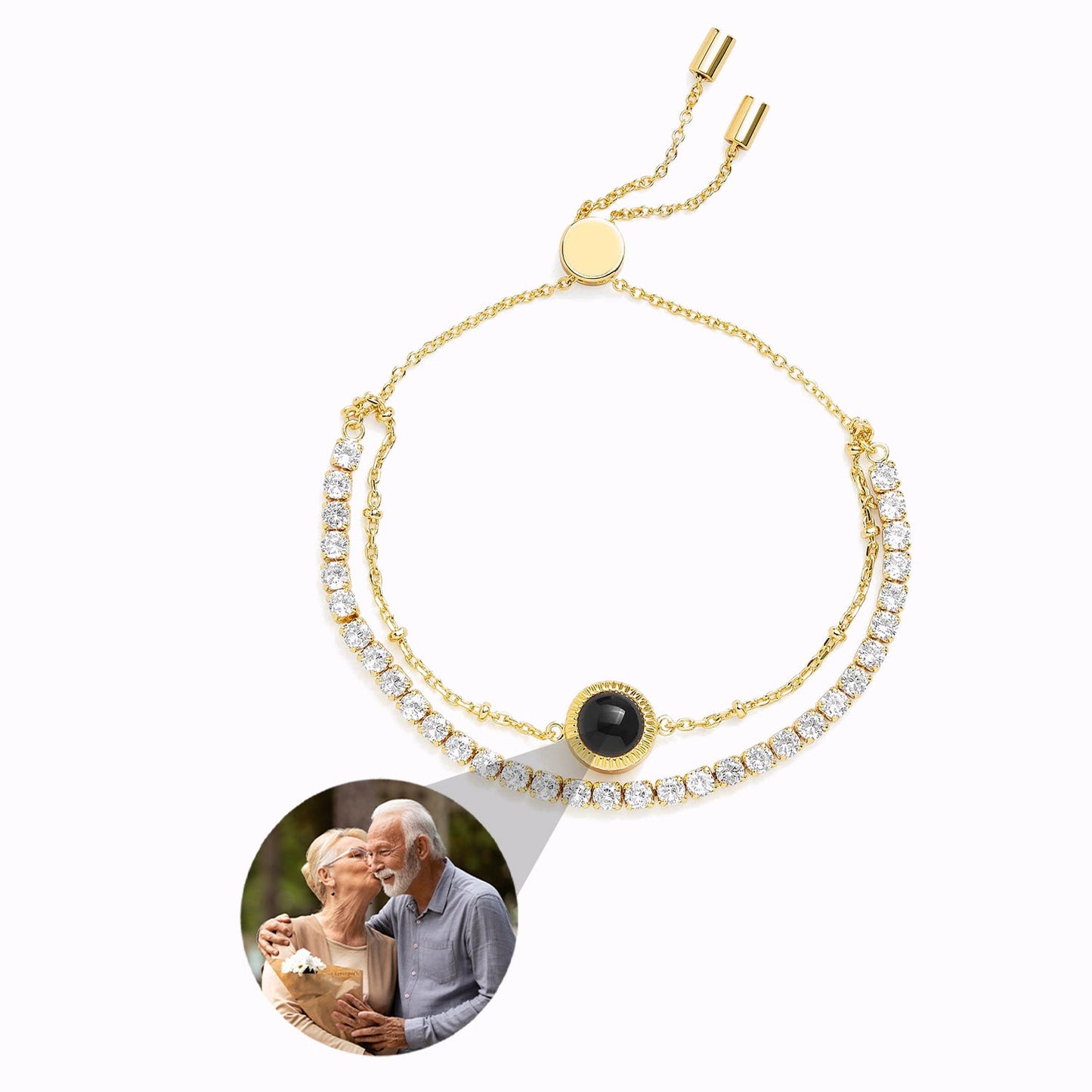 Luminescerande Armband med Personlig Foto