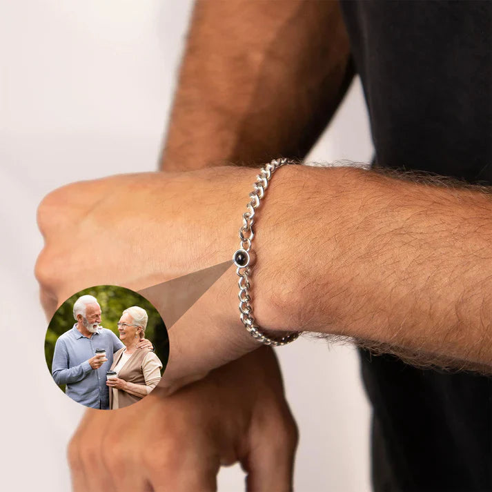 Eviga Band Armband med Personlig Foto