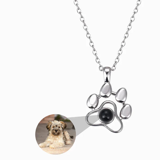 Halsband med Liten Vovve och Personlig Foto
