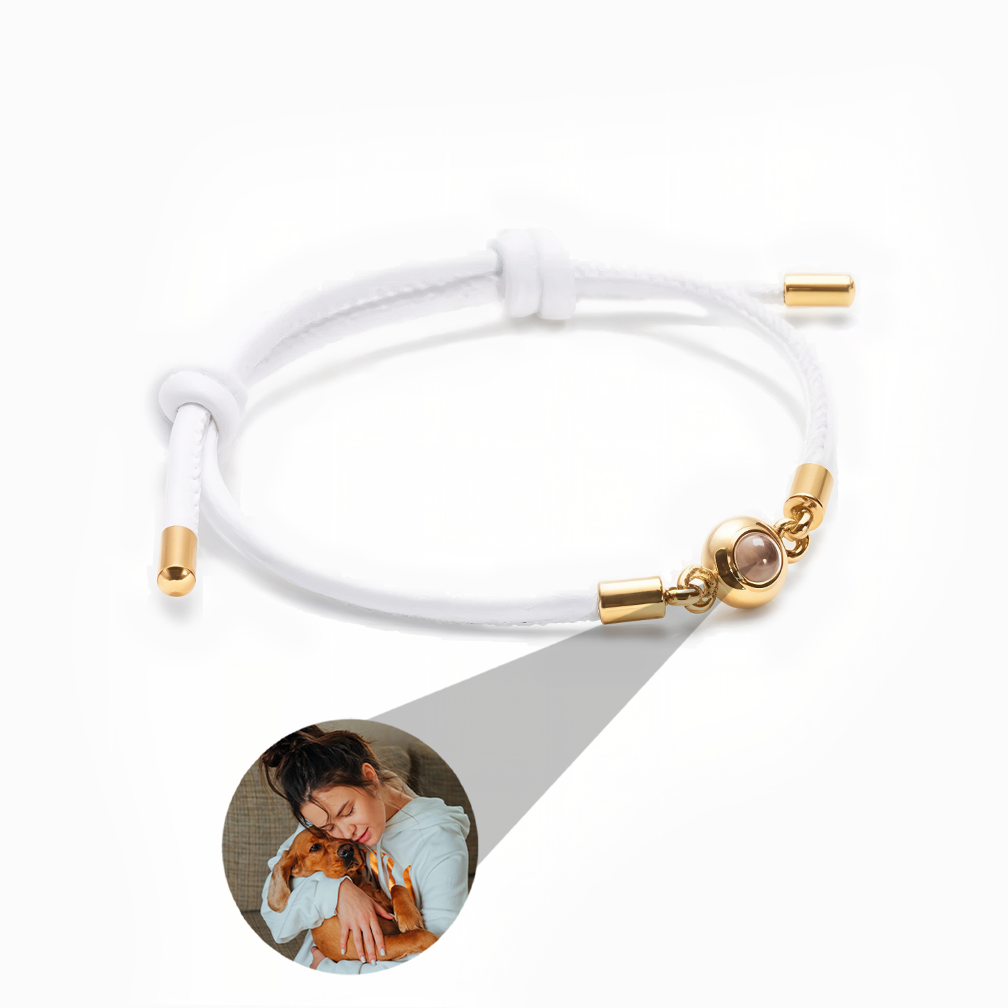 Tidlös Blixt Armband med Personlig Foto